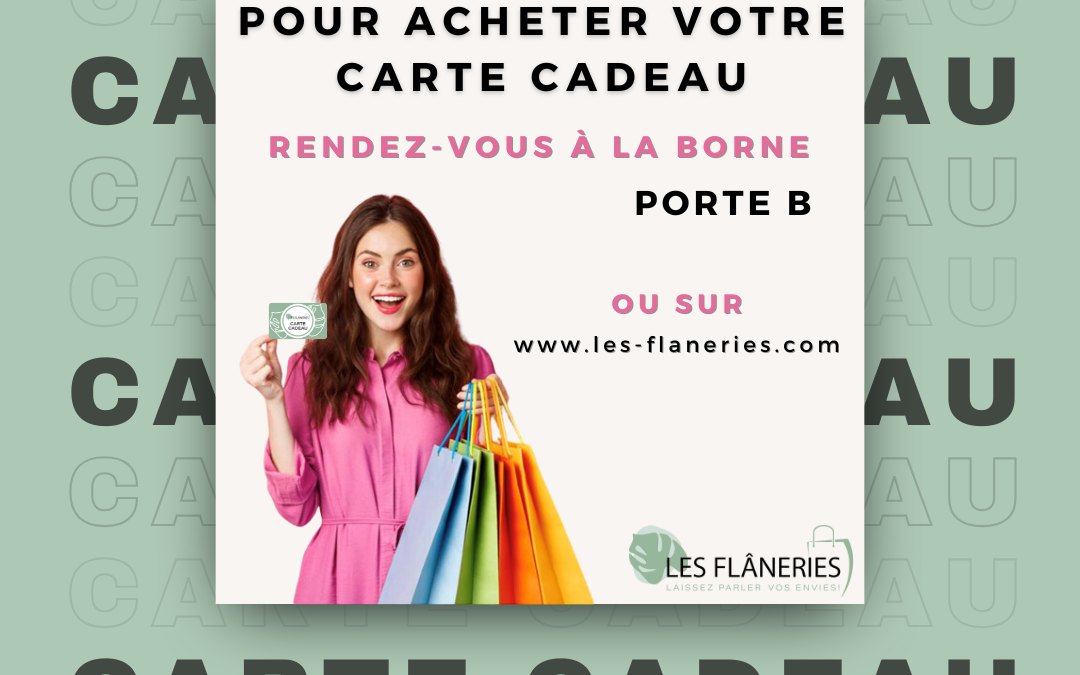 Carte cadeau Les Flâneries