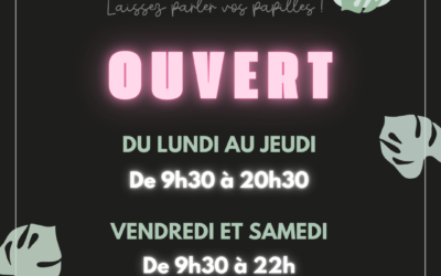 Nouveaux horaires FOOD COURT